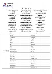 English worksheet: to be adjectives
