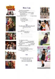 English Worksheet: Camp Rock song