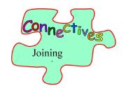 English Worksheet: connective puzzles 3