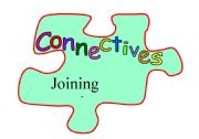 English worksheet: connective puzzles 3