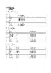 English Worksheet: Present Simple