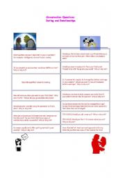 English worksheet: Datind ans relationships