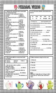 English Worksheet: Phrasal verbs