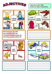 English Worksheet: ADJECTIVES (PART2)