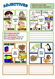 English Worksheet: ADJECTIVES (PART 3)