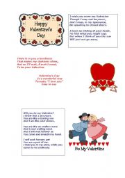 English Worksheet: Valentines