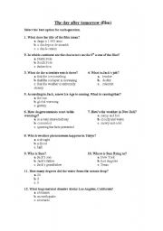 English Worksheet: 