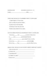 English Worksheet: mid term exam begginers