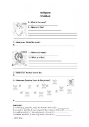 English Worksheet: Madagascar