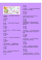 English Worksheet: IRREGULAR VERBS REVISION TEST-What about a quiz :-))