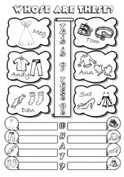 English Worksheet: The 