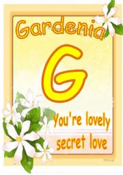 English worksheet: floral Alphabets-G