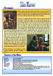 English Worksheet: Silas Marner. Reading guide