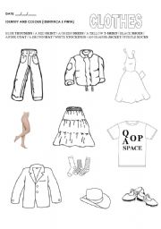 English Worksheet: Clothes