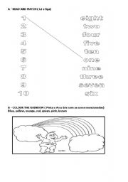 English Worksheet: Carnival Test