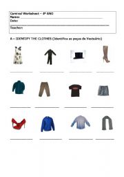 English Worksheet: test 4th grade