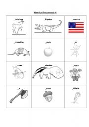 English worksheet: Grade 1 phonics long & short i