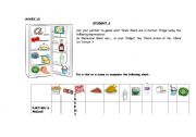 English Worksheet: Information gap activity 