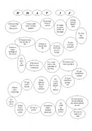 English Worksheet: mixed conditional board game