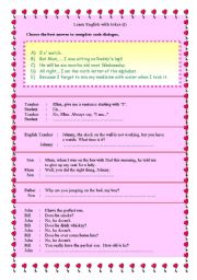 English Worksheet: Learn English with Jokes