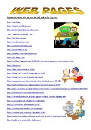 WEB PAGES FOR TEACHERS