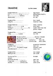 English Worksheet: Song 