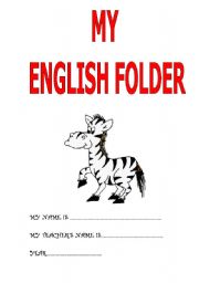 English worksheet: COVER