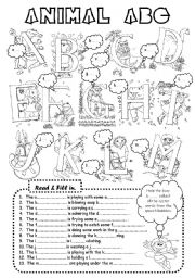 Animal ABC (3 pages)