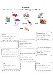 English Worksheet: INVENTIONS AND INVENTORS