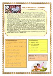 English Worksheet: Reading Comprehension