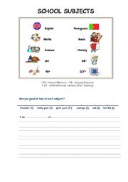 English Worksheet: school timetable