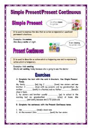 Simple Present / Present  Continuous (13.02.09)