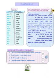 English Worksheet: PAST SIMPLE