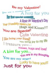 Valentines day (phrases)