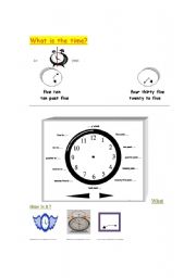 English worksheet: Time