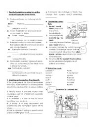 English Worksheet: Idioms and Phrasal Verbs