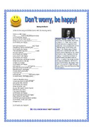 Dont worry be happy song - Bob McFerrin