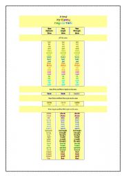 English Worksheet: Irregular Verbs