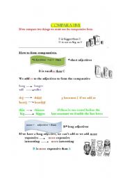 English Worksheet: Comparative