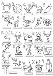 English Worksheet: Alphabet A-Z