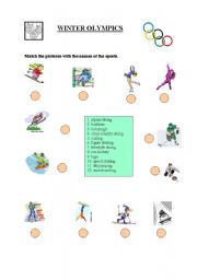 English Worksheet: Winter olympics
