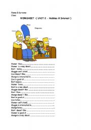 English Worksheet: Like -Dislike