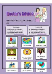 English Worksheet: Doctors Advice  #2