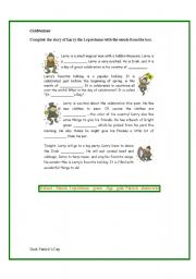 English Worksheet: Saint Patricks Day 3 - Reading Comprehension