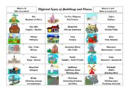 English Worksheet: Different Types of Buildings and Places