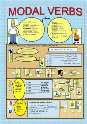 English Worksheet: ABILITY,  POSSIBILITY,PROHIBITION, OBLIGATION