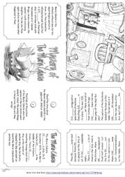 English Worksheet: The Mystery Of The Marie Celeste (Story Mini Book)