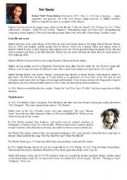 English Worksheet: Bob Marley