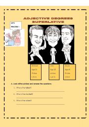 English worksheet: ADJECTIVES - SUPERLATIVE