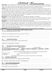 English worksheet: ready made quiz 